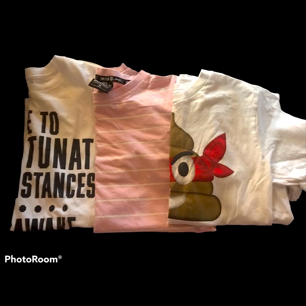 Bundle of three Boys t-shirts 10/12